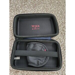 Tumi for Delta Amenity Zip Around Toiletry Kit Hard Case
